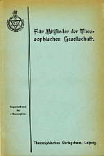 Für Mitglieder der Theosophischen Gesellschaft