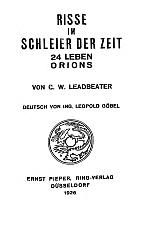 Risse im Schleier der Zeit