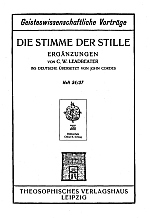 Die Stimme der Stille - Ergänzungen