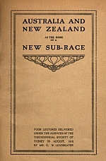 Australia and New Zealand as the Home
of a New Sub-Race