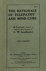 The Rationale of Telepathie and Mind-Cure